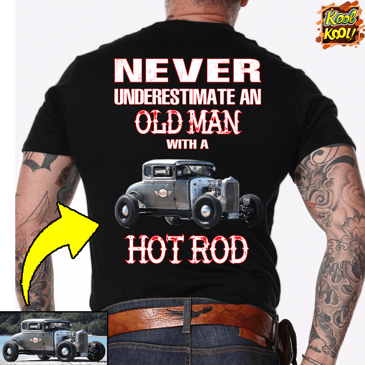 Hot Rod T Shirts >> Hot Rod Personalized Photo Tshirt On The Back Hot11 Hot Rod T Shirts >> Hot Rod Personalized Photo Tshirt On The Back Hot11