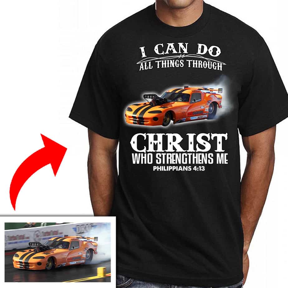 DRAG RACING Custom Photo Tshirt (RACE4) KoolKool