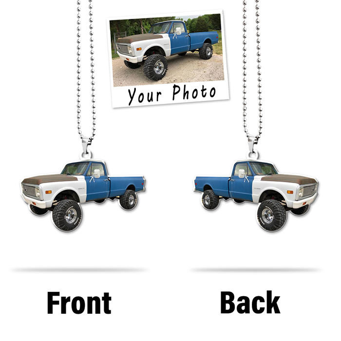 Personalized Photo Fishing Car Hanging Ornament, Car Decor, Car Accessories  – Kool-Kool