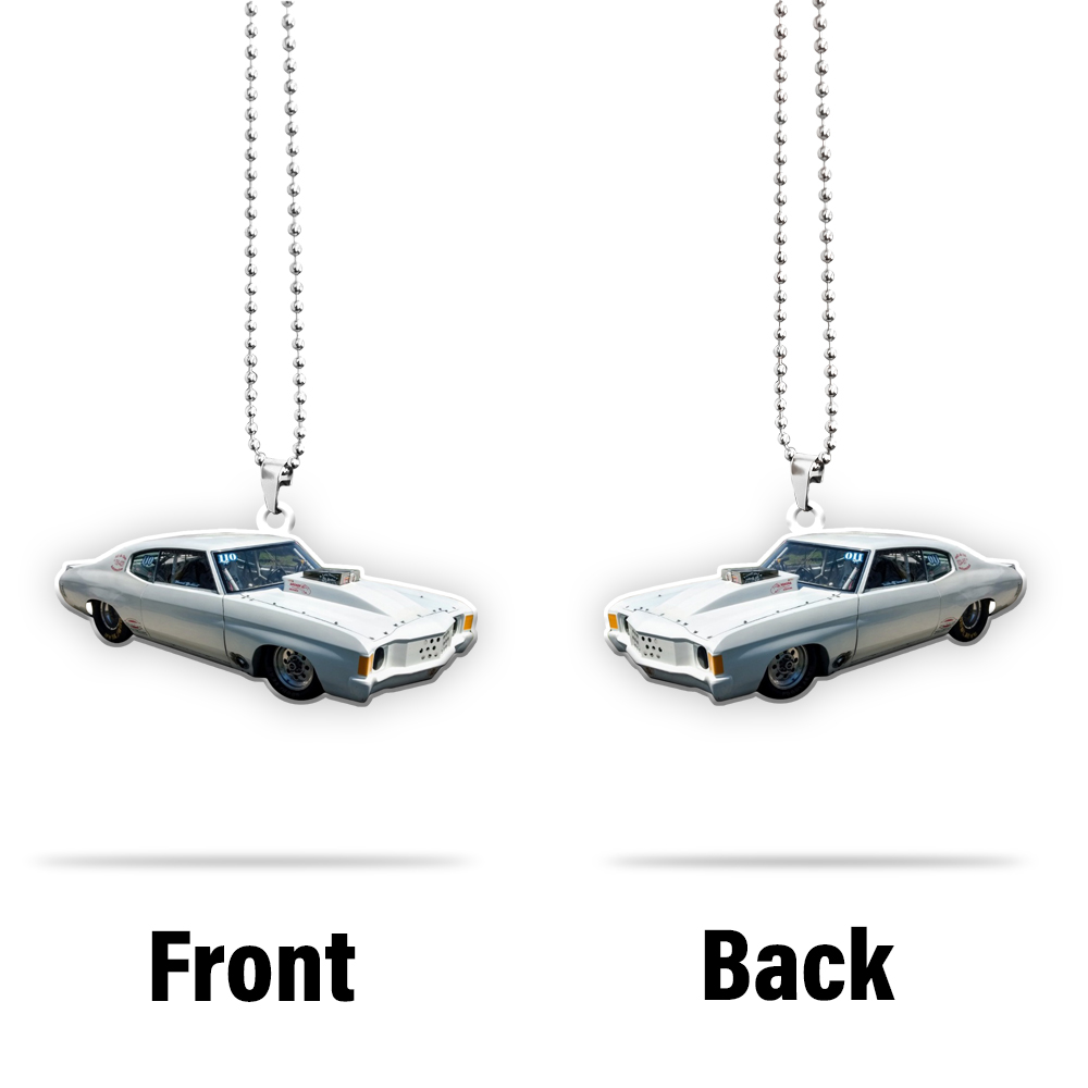 Personalized Photo Drag Racing Car Hanging Ornament, Car Decor, Car ...