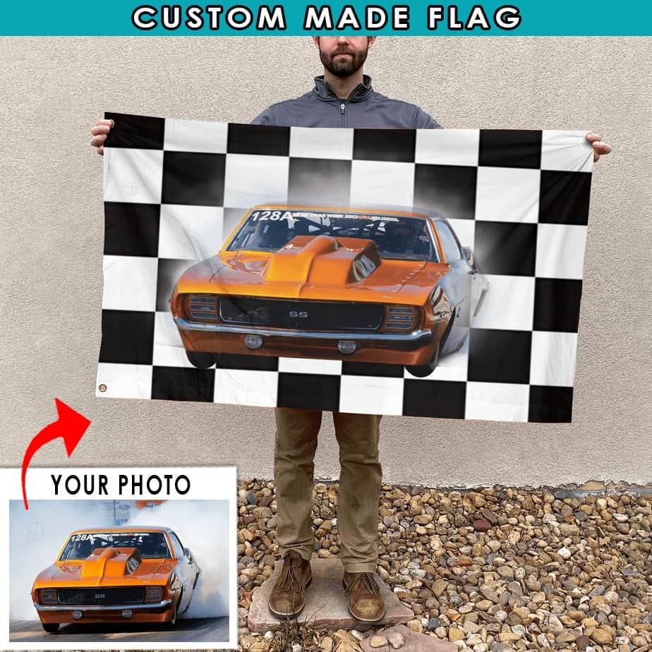 Personalized Photo Dragster Racing Flag (CTML) – Kool-Kool