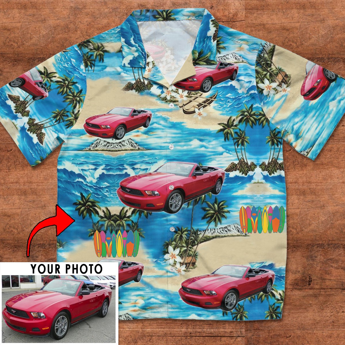 Personalized Photo Car Hawaiian Shirt (HAW2) – Kool-Kool