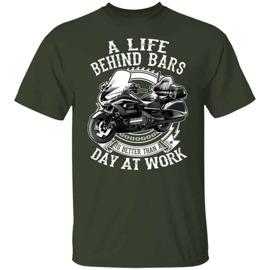 Life Behind Bars Funny Motocross Bar T-Shirt Life Behind Bars Funny Motocross Bar T-Shirt