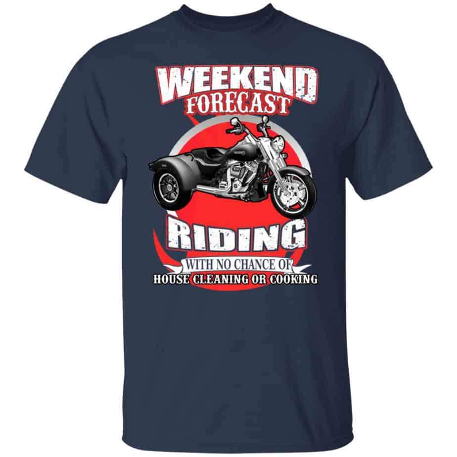 Freewheeler Riders T-shirt, weekend forecast , gifts for trikers ...