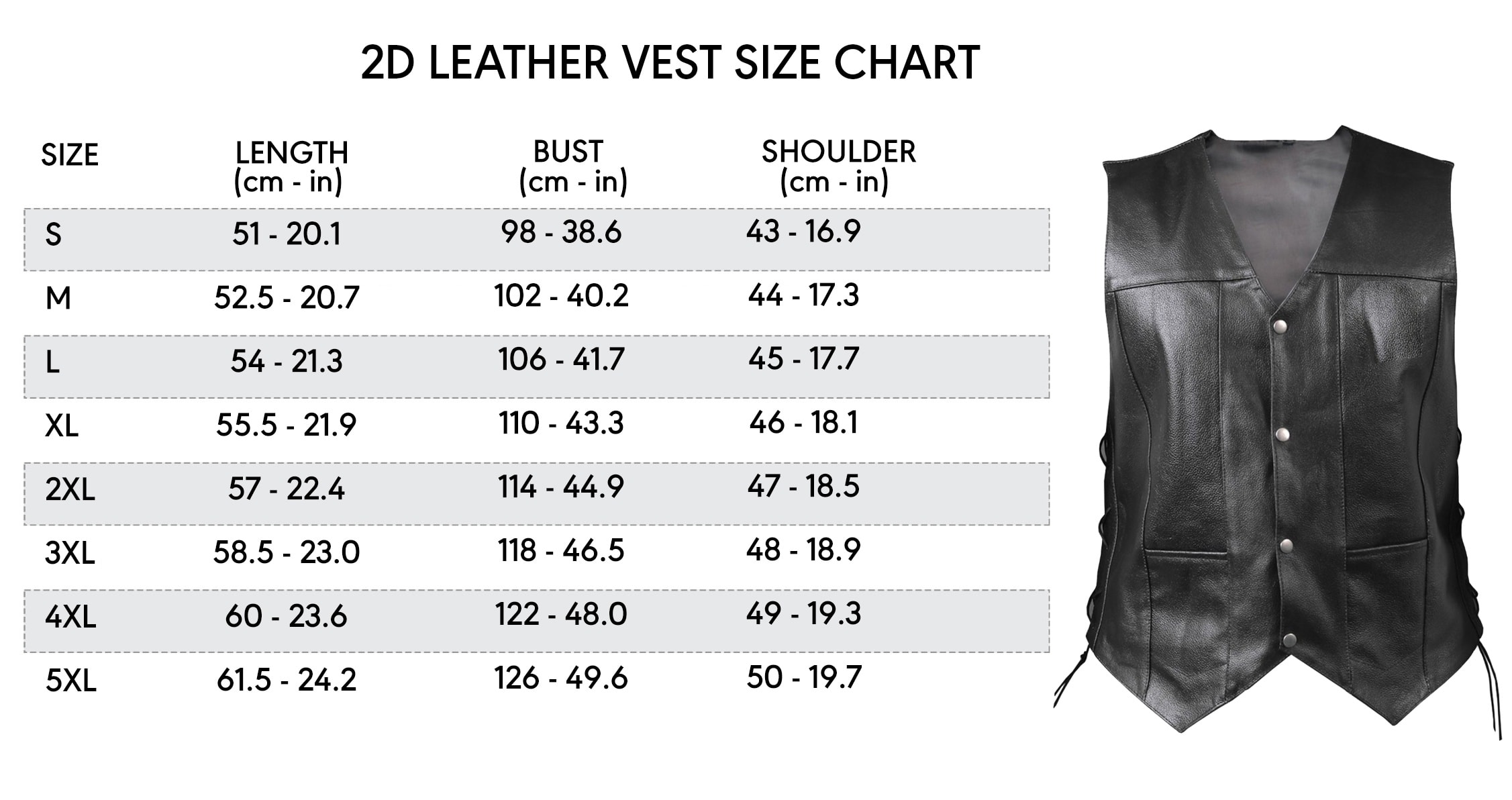 Personalized Photo Leather Vest (BK5) – Kool-Kool