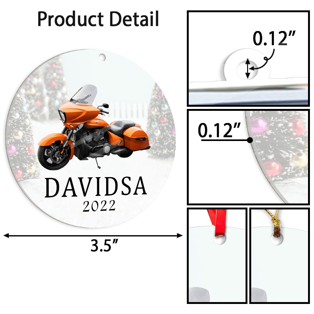 Personalized Photo Muscle Car Car Hanging Ornament, Car Decor, Car