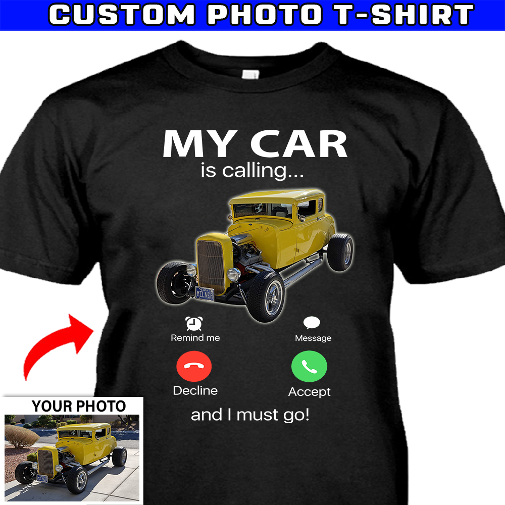 Car Enthusiast Custom Photo Tshirt (BK195CAR) KoolKool