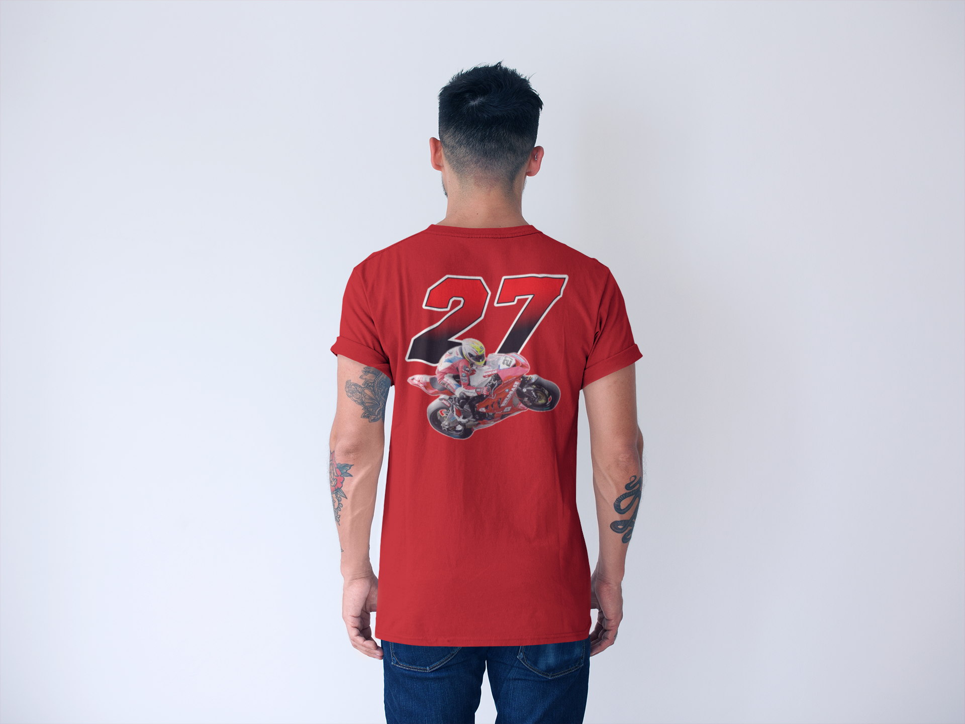 【KOOLOSET】Logo Track Half Tee Dirt Track Racing Personalized T-shirt, Dirt Track Racing