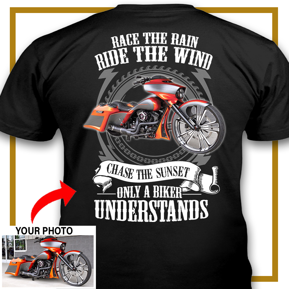 Biker Motorcycle Custom Photo T-shirt Print (BK34) – Kool-Kool