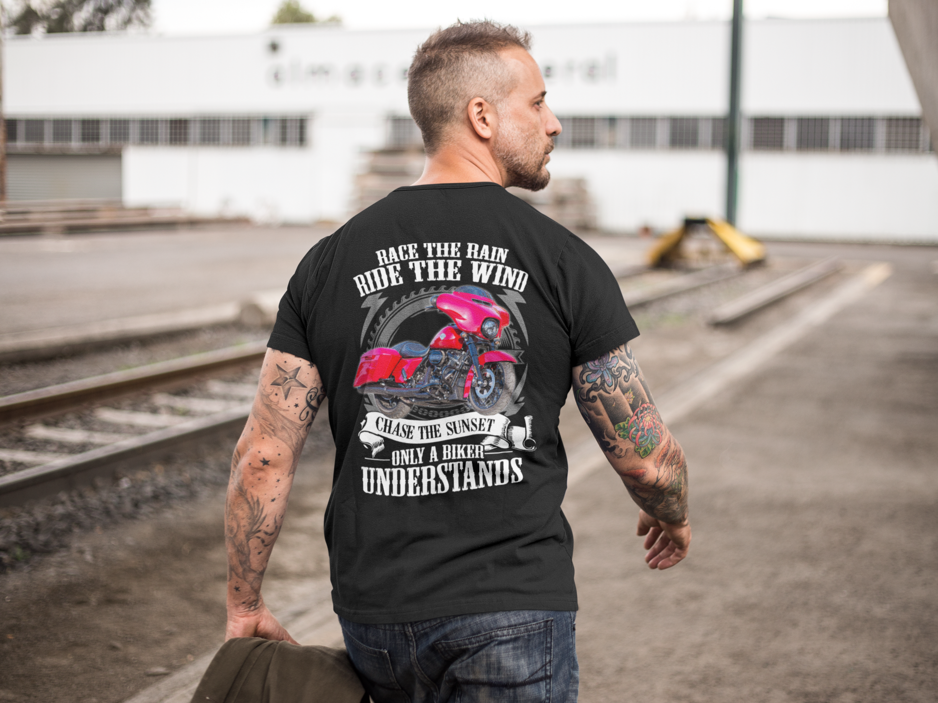 Biker Motorcycle Custom Photo T-shirt Print (BK34) – Kool-Kool