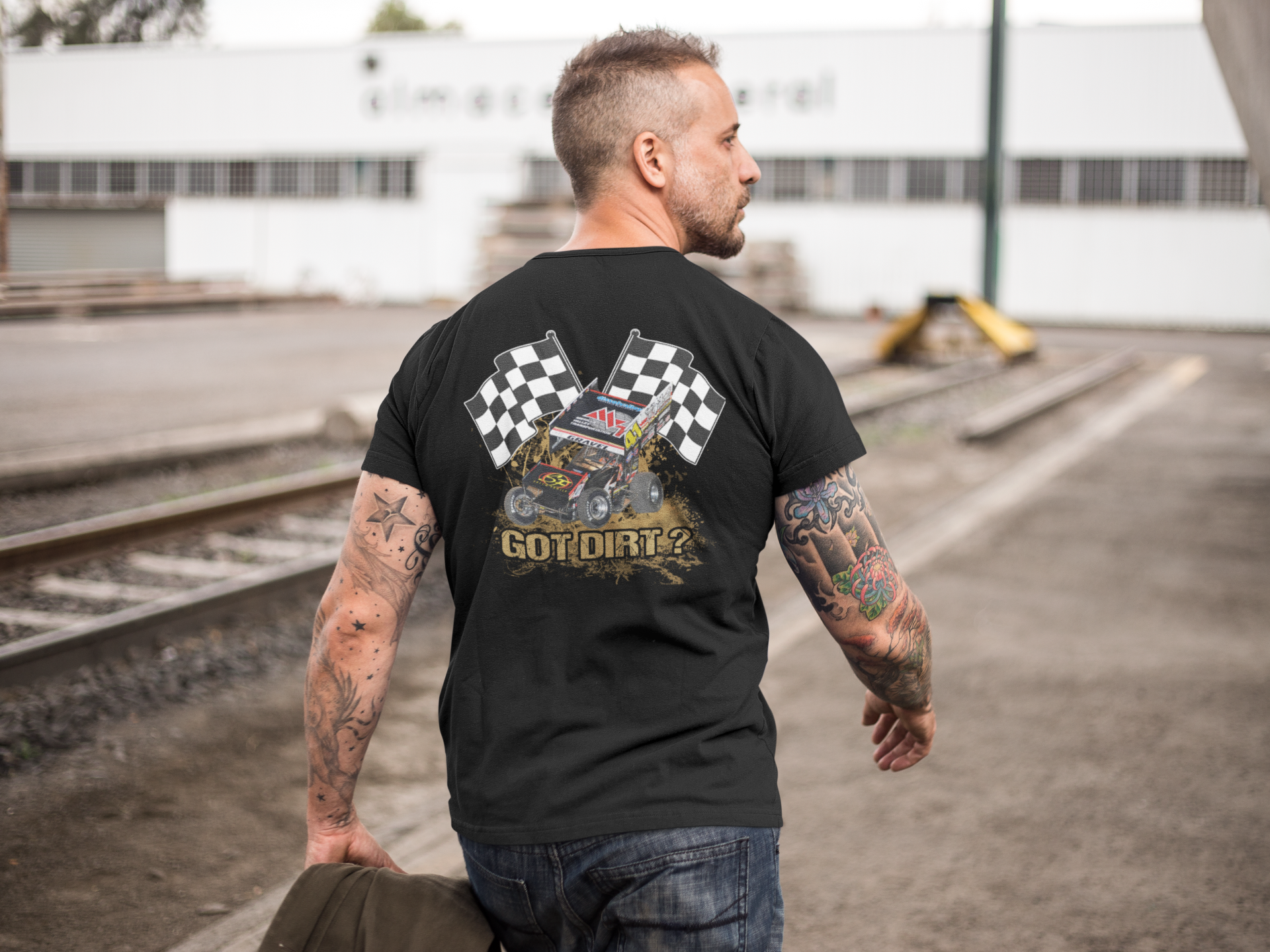 Dirt Track Racing Custom Photo T-shirt Print (DIR4V2) – Kool-Kool