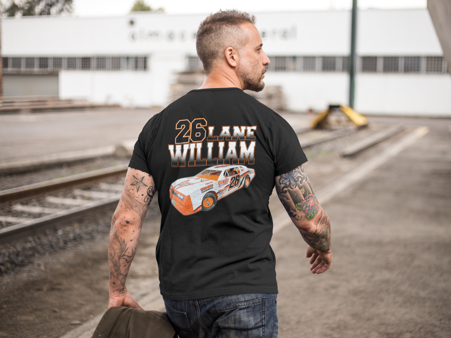 Dirt Track Racing Custom Photo T-shirt Print (BK384) – Kool-Kool