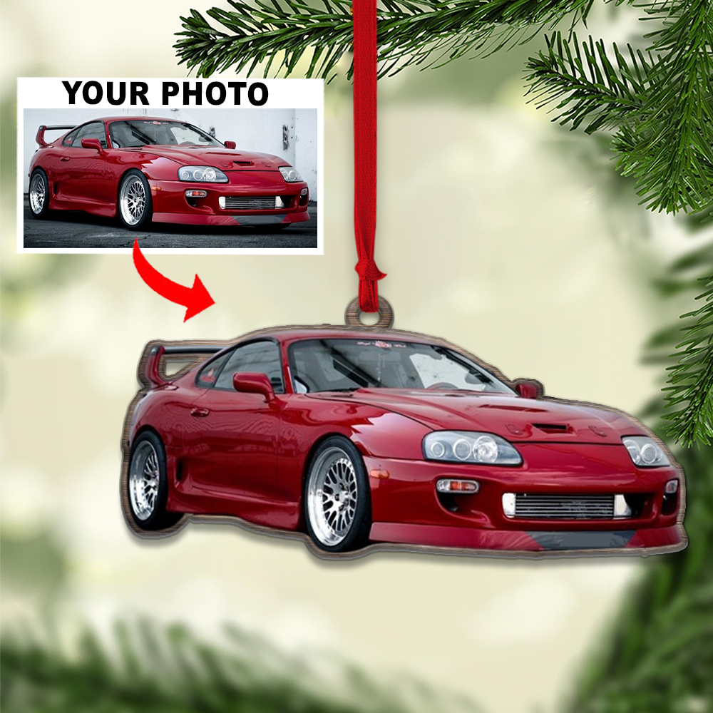 Personalized Photo JDM car, Japanese car Christmas Ornament KoolKool