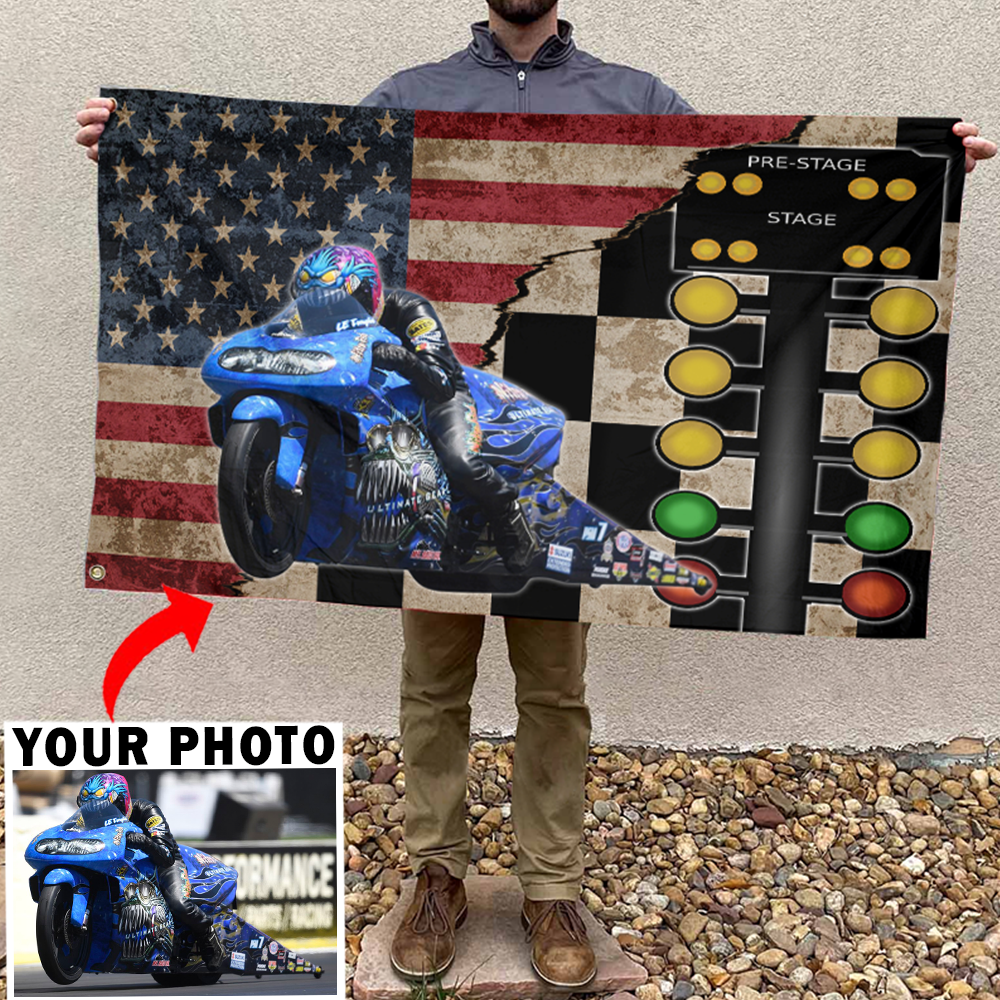 Personalized Photo Drag Racing Flag (Dragmix) – Kool-Kool