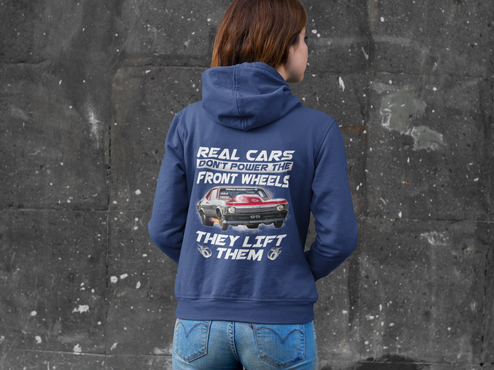 "For Some There's Therapy, For The Rest Drag Racing" Unisex Hoodie - Casual Pullover Gift For Men & Women