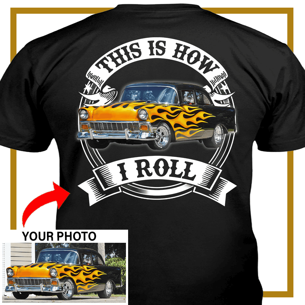 T-shirt Graphique US Hot Rods XL - Aqua, Fierté Américaine Sur Ton Tee