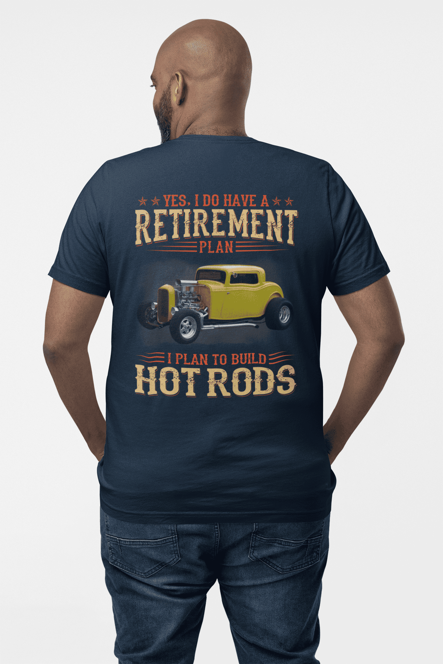 Hot Rod Custom Photo T-shirt, personalized classic car funny t