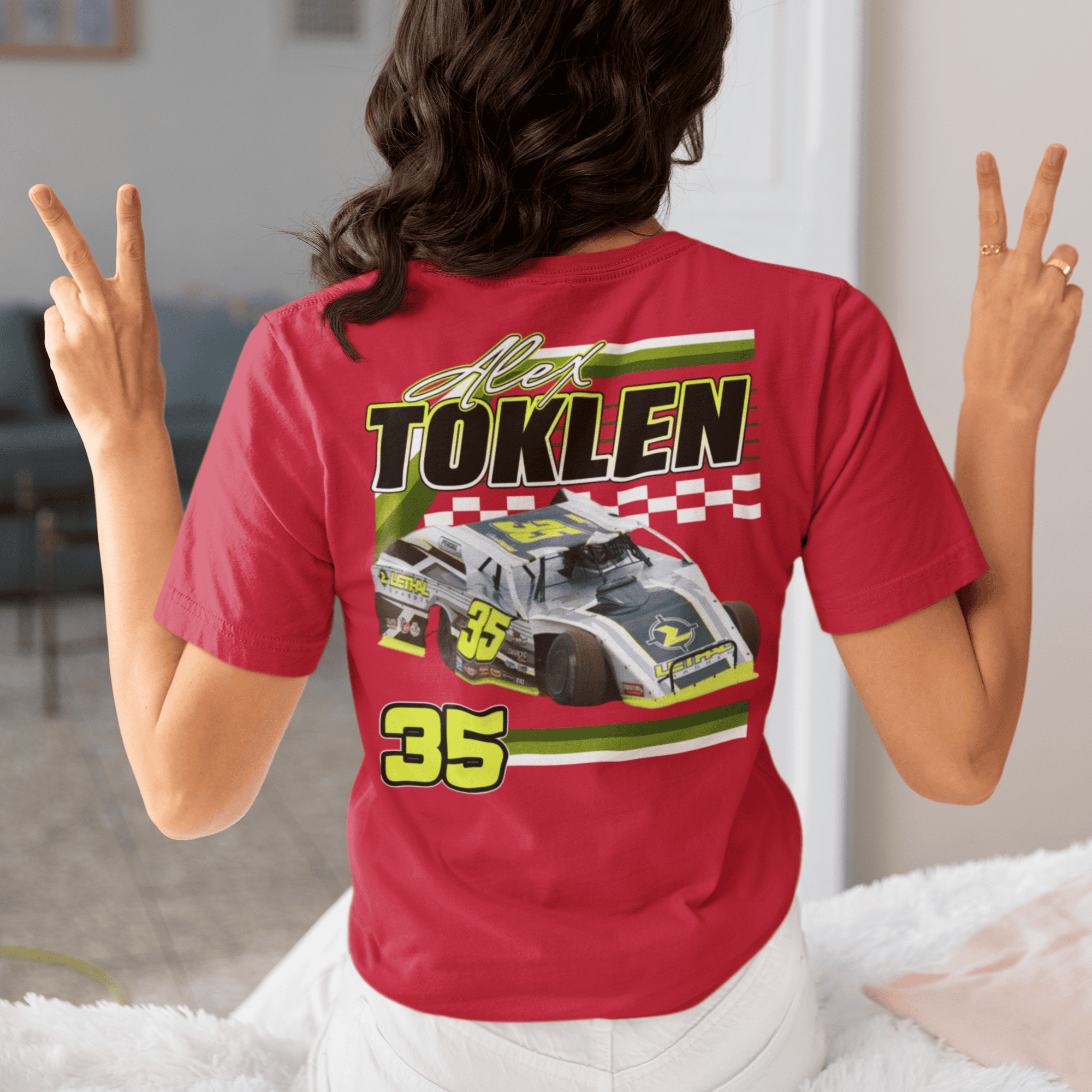 Dirt Late Models Custom Photo, number & name T-shirt, Personalized