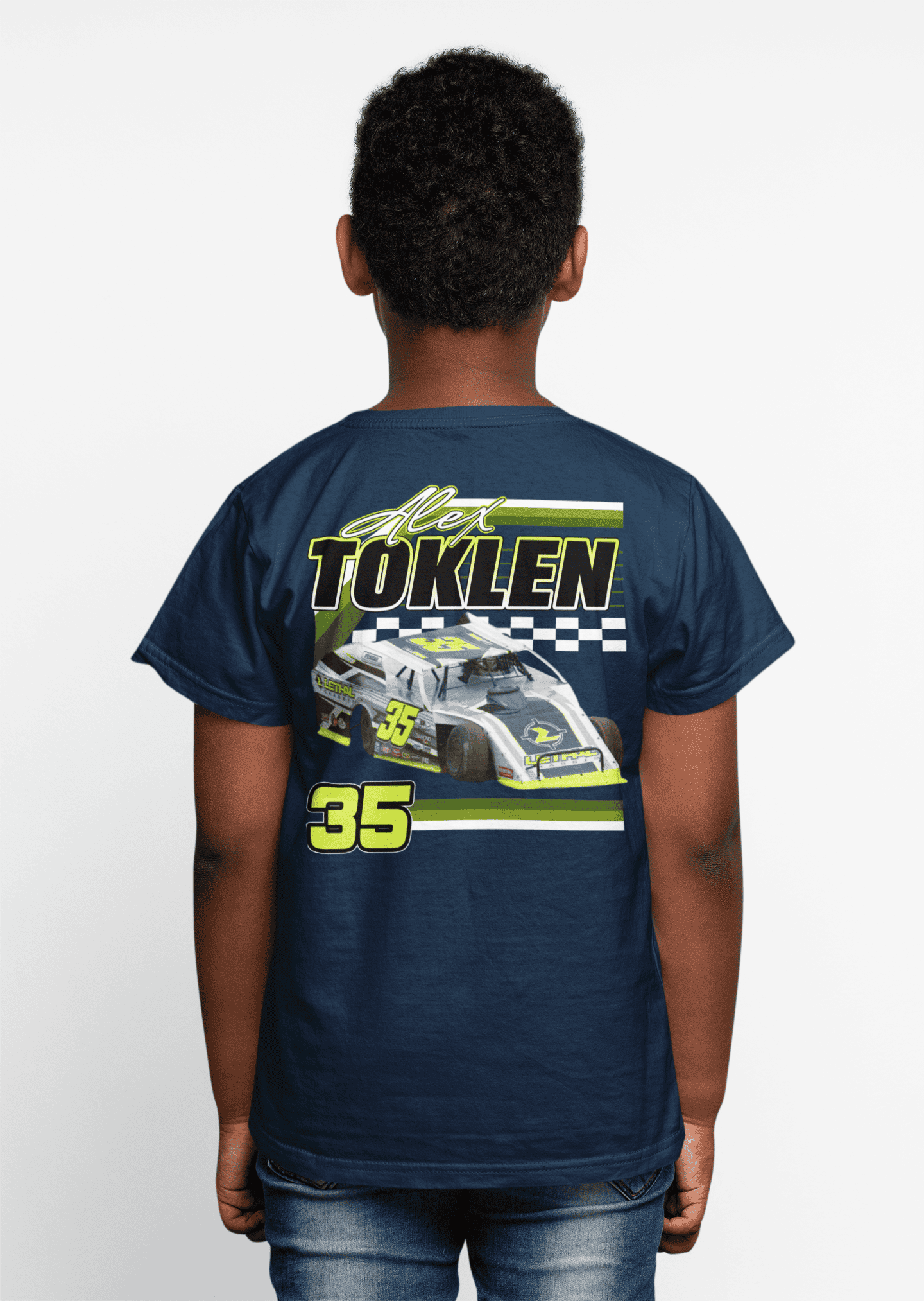 Dirt Late Models Custom Photo, number & name T-shirt, Personalized