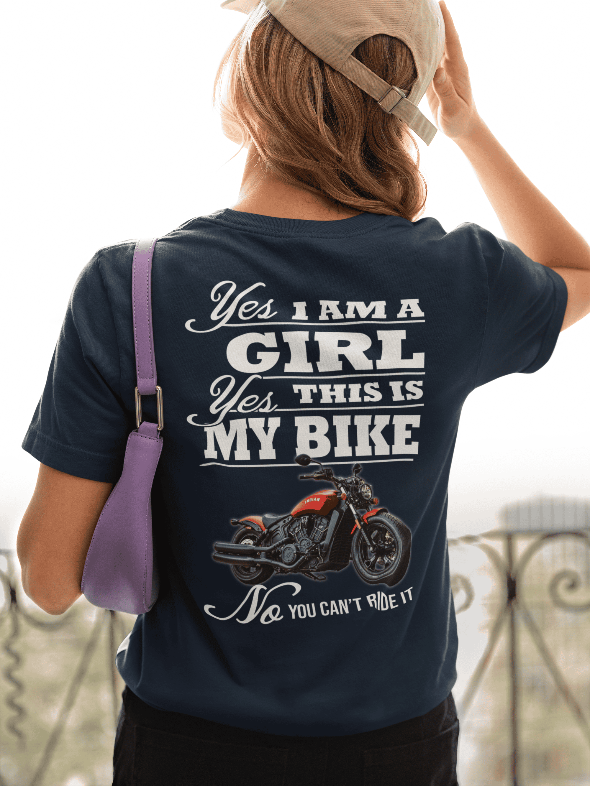 Motorcycle Custom Photo T-shirt, personalized biker funny t-shirt