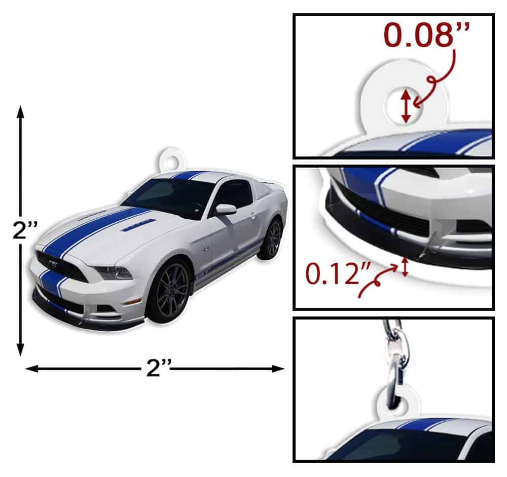 Muscle Car Mustang Personalized Keychain, Muscle Car Mustang custom ...