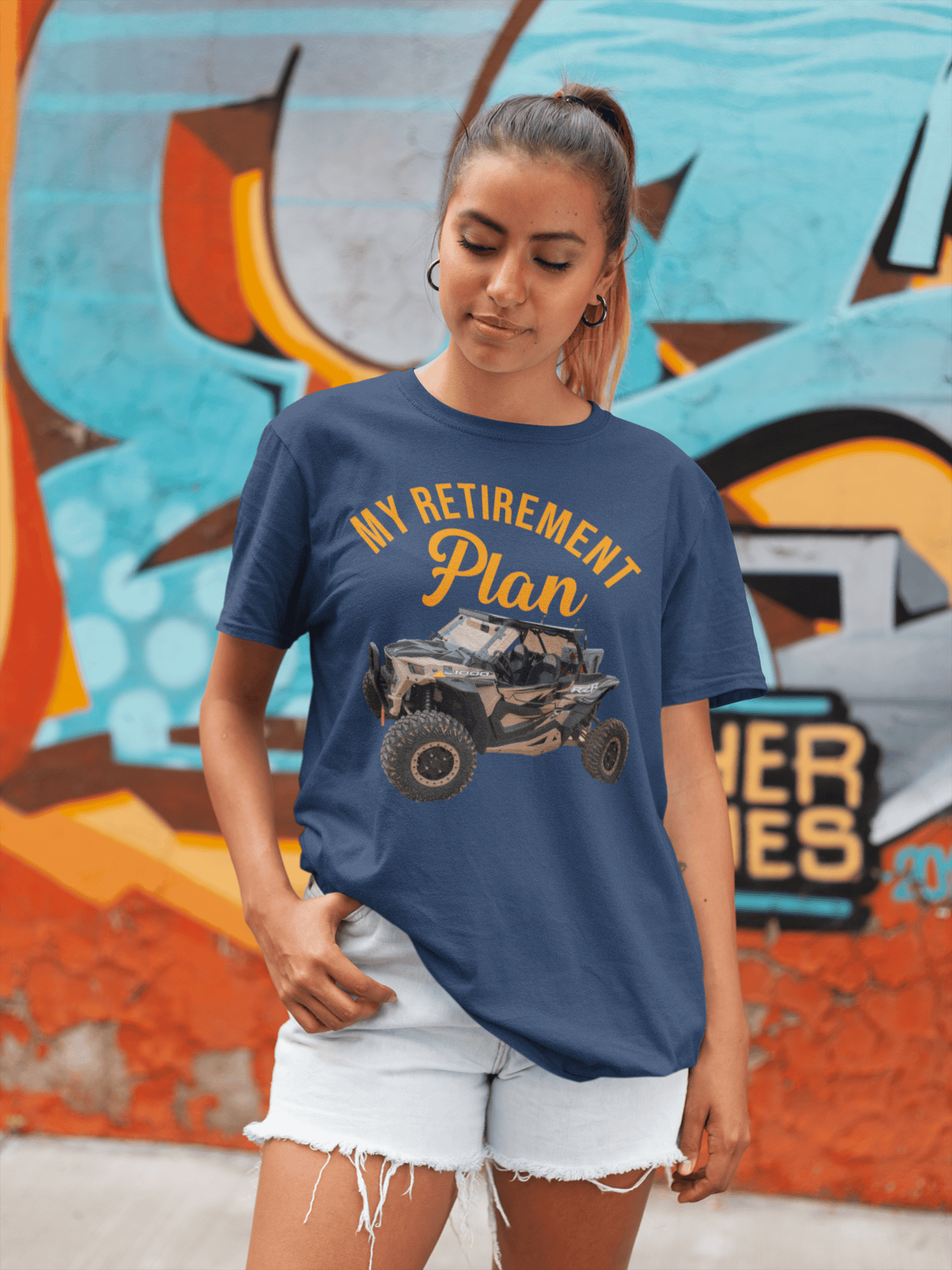 Personalized Side-by-side T-shirt, Custom photo UTVs Rzr t-shirt